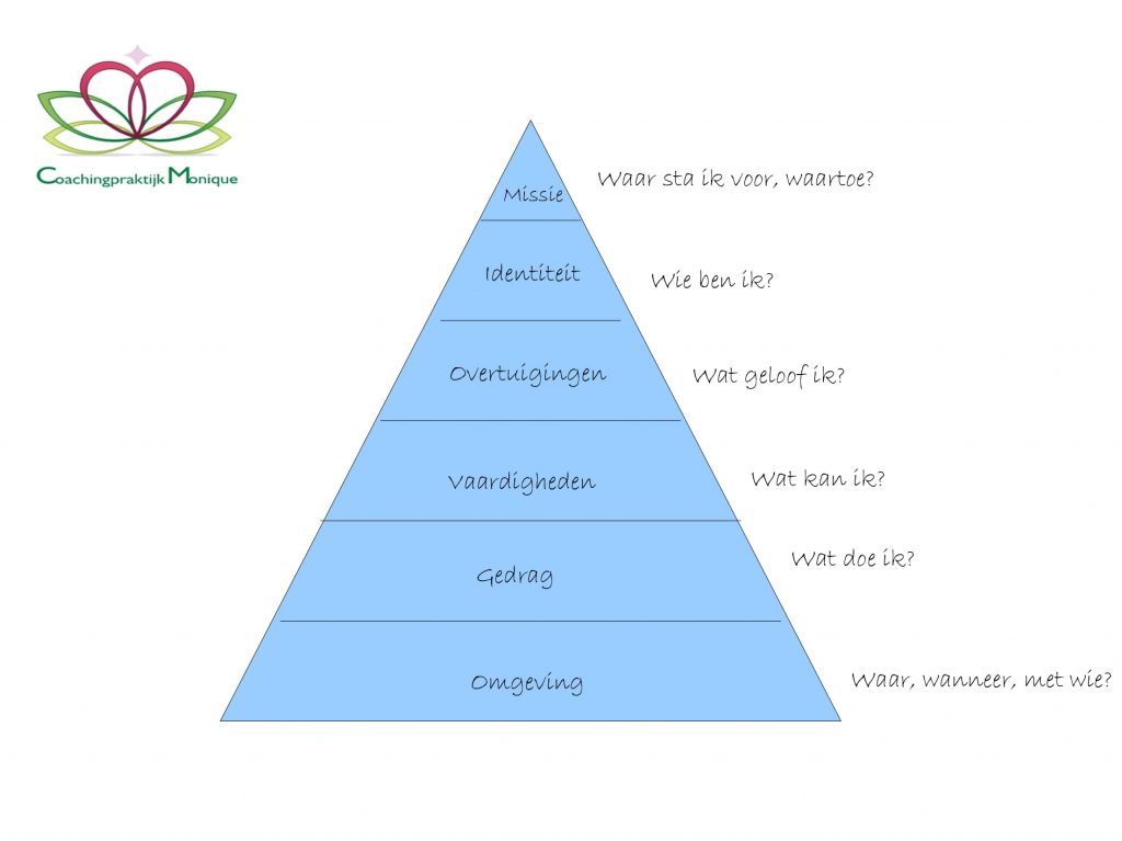 Bateson Model Logische niveaus Bateson & Dilts: Waar zit ie bij jou?